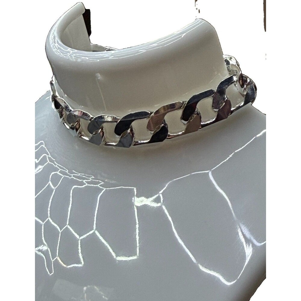 925 Silver Cuban Link Bracelet 8” 12mm 23 Grams
